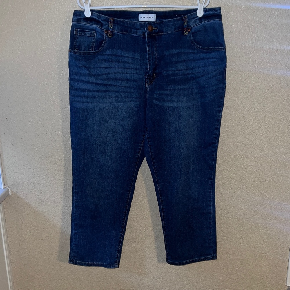 Lane Bryant Flex Magic Waistband High Rise Straight / Size 18